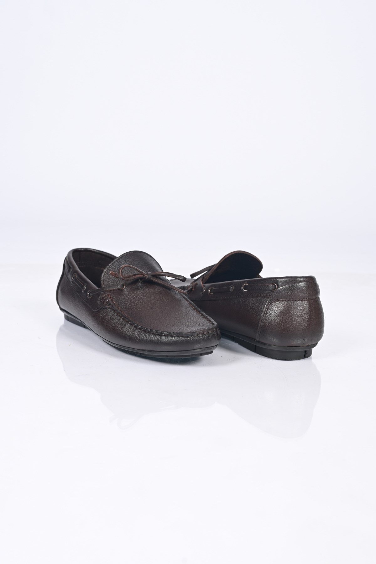 Bestello Bağcıksız Fiyonklu Poliüretan Taban Hakiki Deri Loafer 028-2088-26Y Erkek Ayakkabı028-2088-26Y_KAHVE FLOT_39Loafer