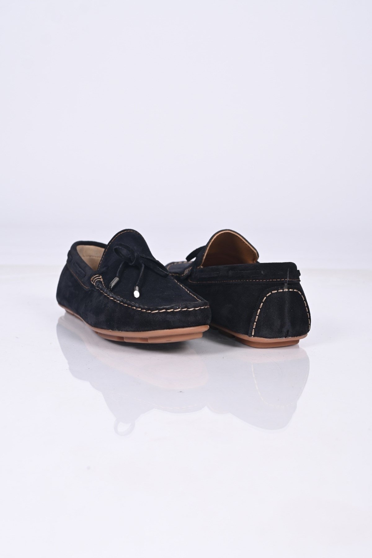 Bestello Bağcıksız Fiyonklu Poliüretan Taban Hakiki Deri Loafer 028-1041 Erkek Ayakkabı028-1041_LACI SUET_40Loafer