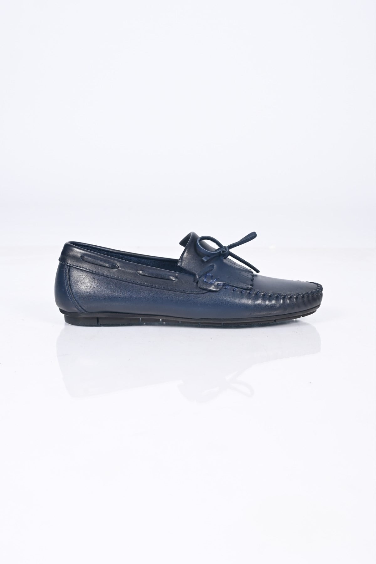 Bestello Bağcıksız Fiyonklu Poliüretan Taban Hakiki Deri Loafer 028-2060-26Y Erkek Ayakkabı028-2060-26Y_LACI_39Loafer