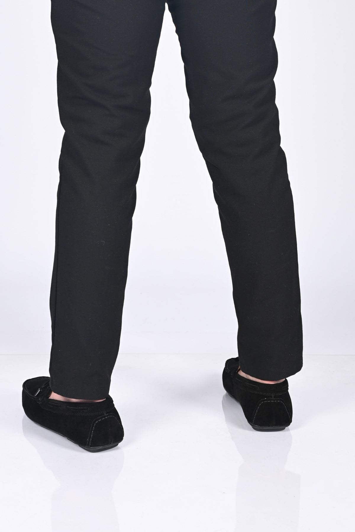 Bestello Bağcıksız Fiyonklu Poliüretan Taban Hakiki Deri Loafer 028-1041 Erkek Ayakkabı028-1041_SIYAH SUET_40Loafer