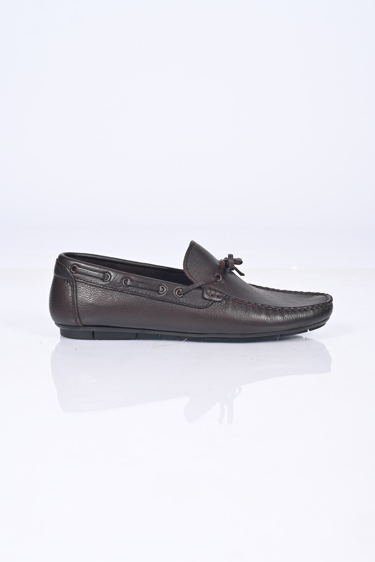 Bestello Bağcıksız Fiyonklu Poliüretan Taban Hakiki Deri Loafer 028-2088-26Y Erkek Ayakkabı028-2088-26Y_KAHVE FLOT_39Loafer