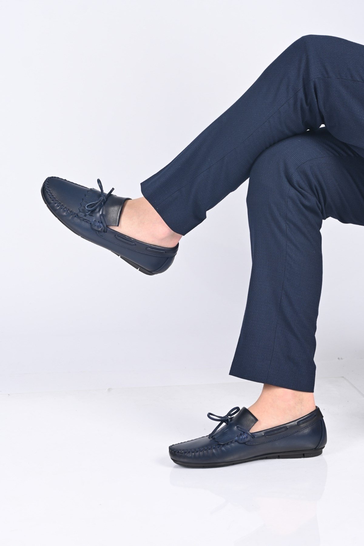 Bestello Bağcıksız Fiyonklu Poliüretan Taban Hakiki Deri Loafer 028-2060-26Y Erkek Ayakkabı028-2060-26Y_LACI_39Loafer