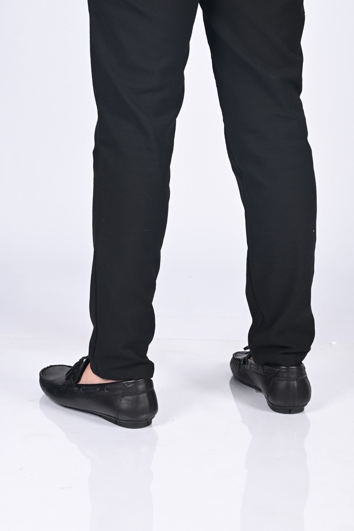 Bestello Bağcıksız Fiyonklu Poliüretan Taban Hakiki Deri Loafer 028-2088-26Y Erkek Ayakkabı028-2088-26Y_SIYAH FLOT_39Loafer