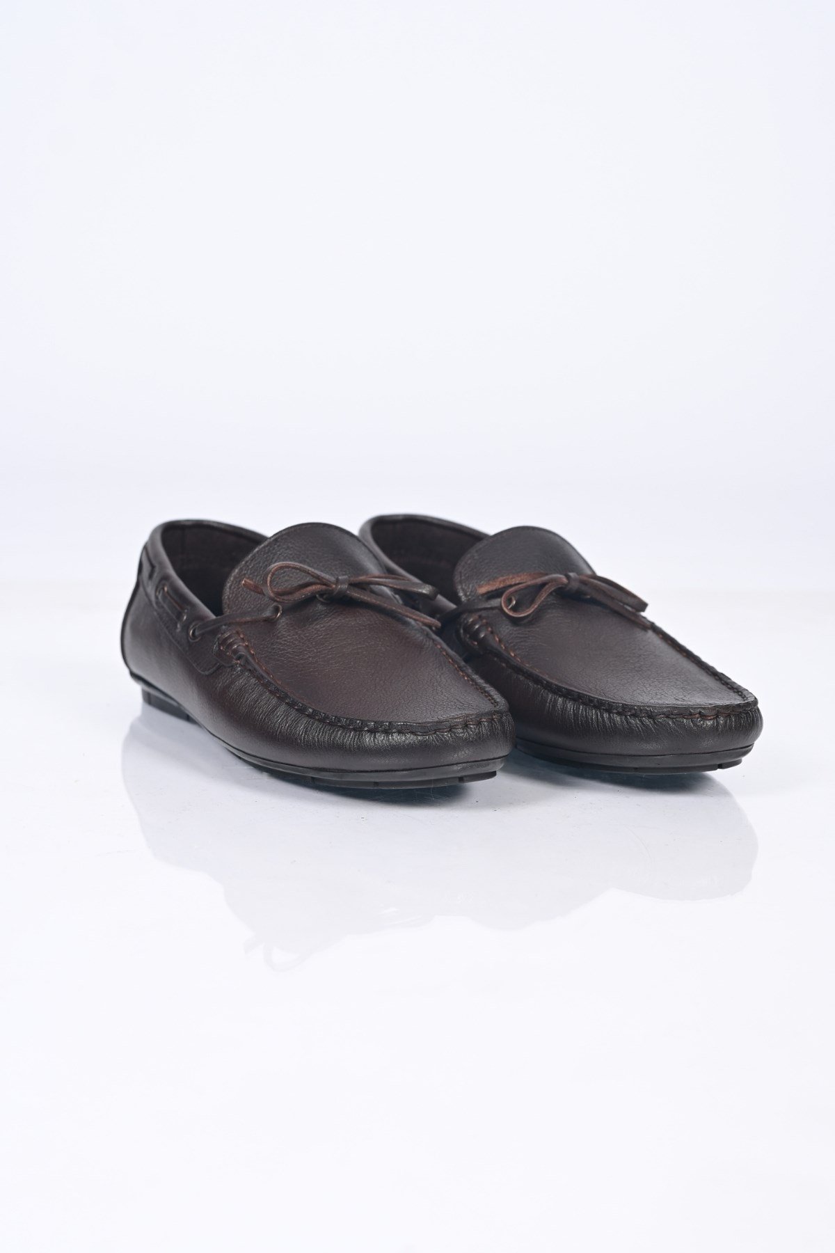 Bestello Bağcıksız Fiyonklu Poliüretan Taban Hakiki Deri Loafer 028-2088-26Y Erkek Ayakkabı028-2088-26Y_KAHVE FLOT_39Loafer