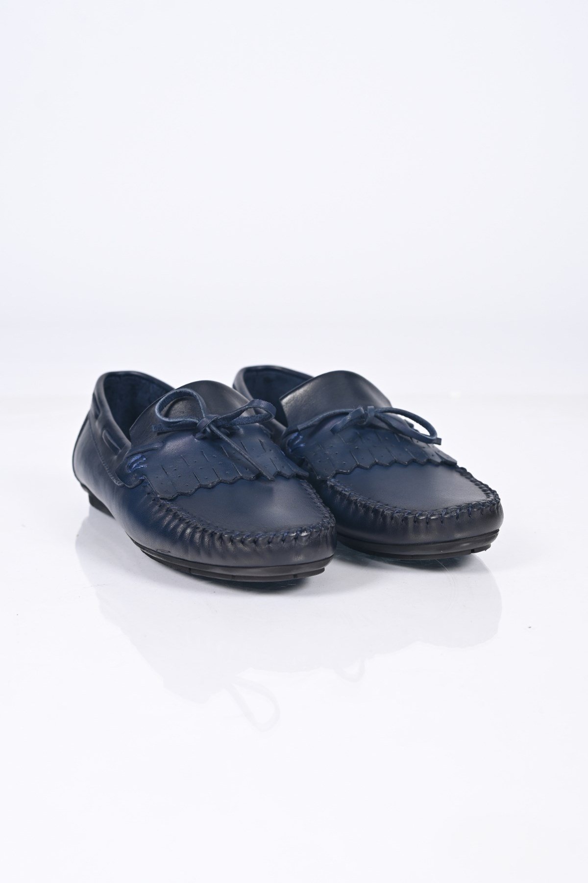 Bestello Bağcıksız Fiyonklu Poliüretan Taban Hakiki Deri Loafer 028-2060-26Y Erkek Ayakkabı028-2060-26Y_LACI_39Loafer