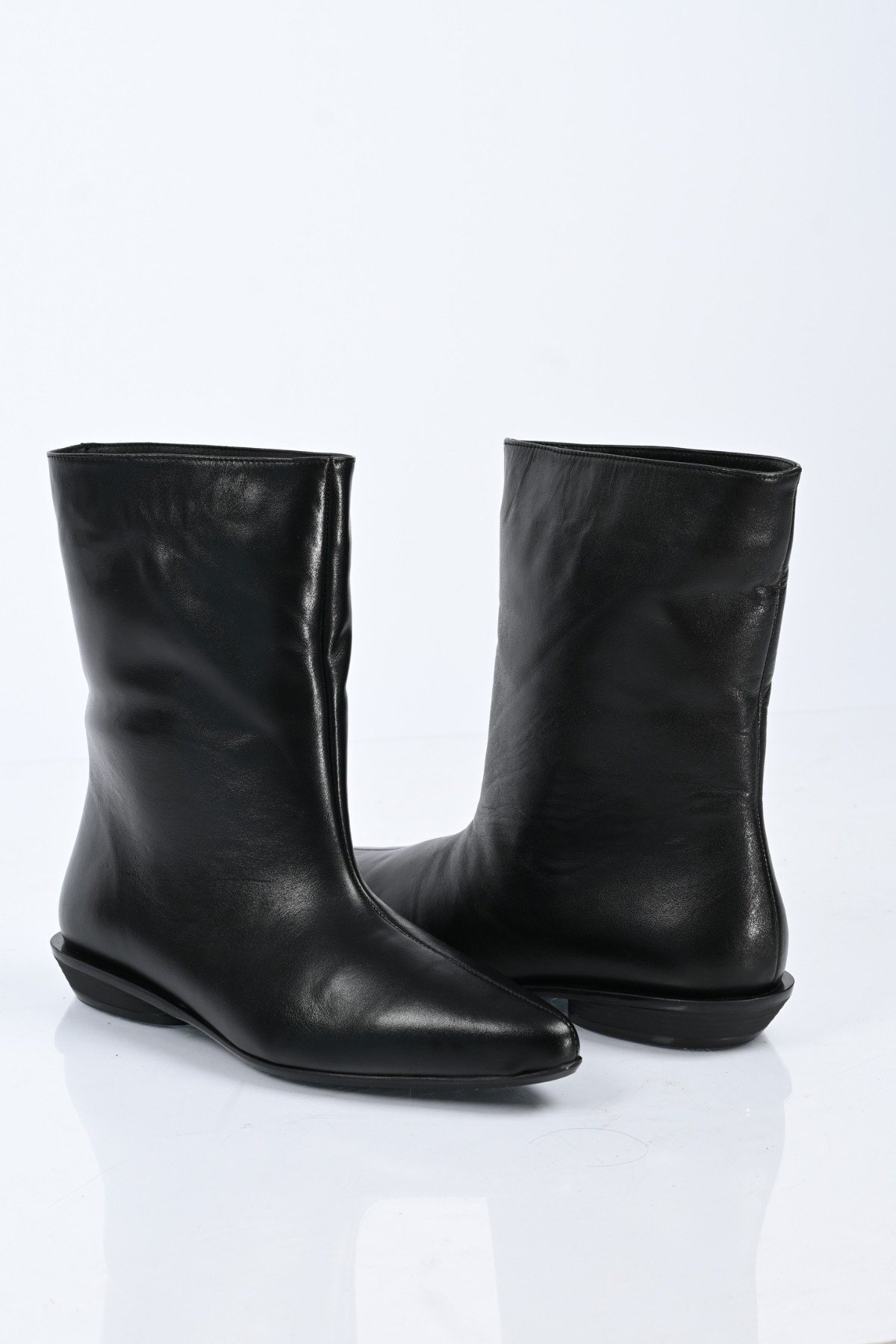 Bestello Bağcıksız Hakiki Deri Casual Bot 336-01285 Kadın Bot336-01285_SIYAH_36Casual Boots