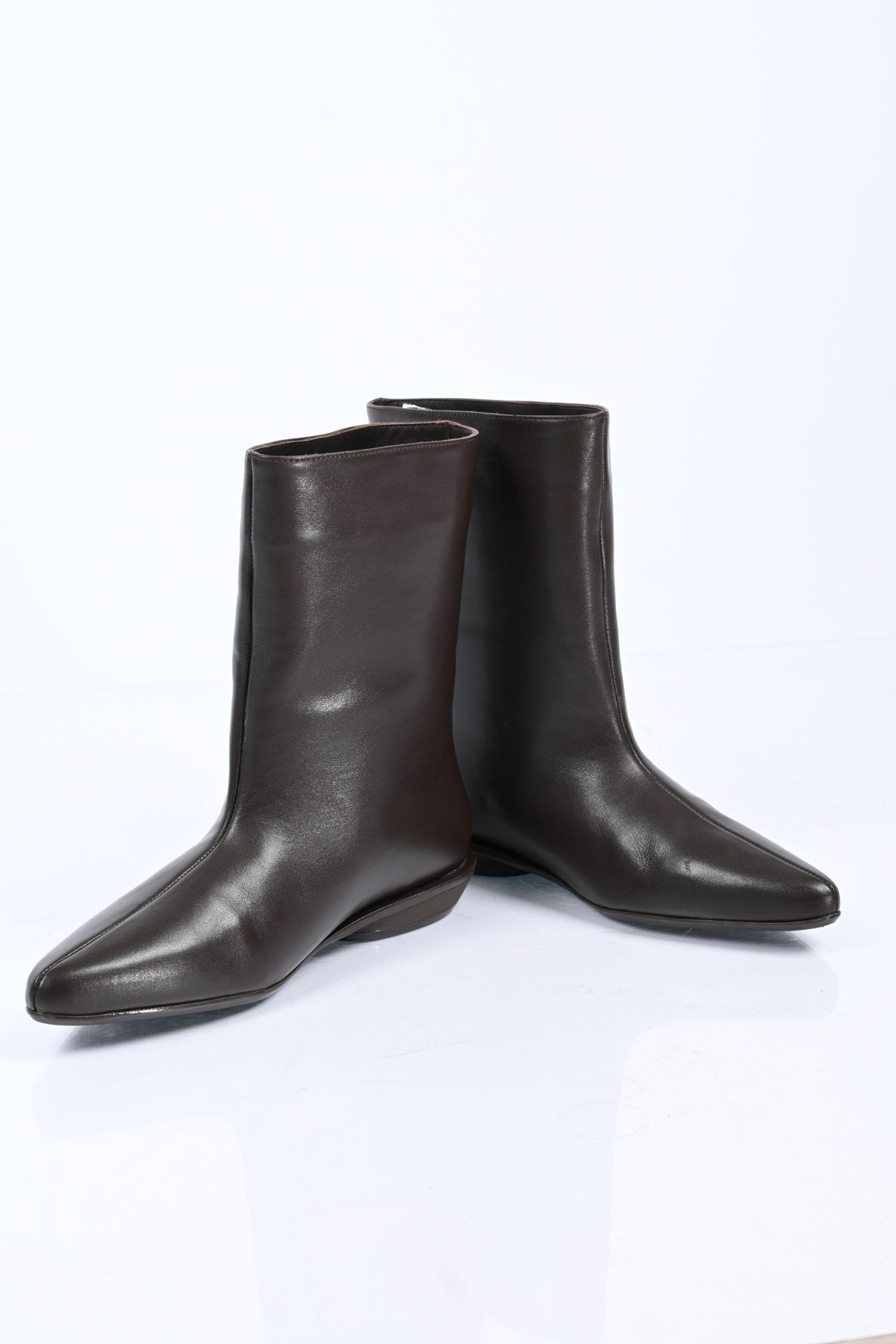 Bestello Bağcıksız Hakiki Deri Casual Bot 336-01285 Kadın Bot336-01285_KAHVE_36Casual Boots