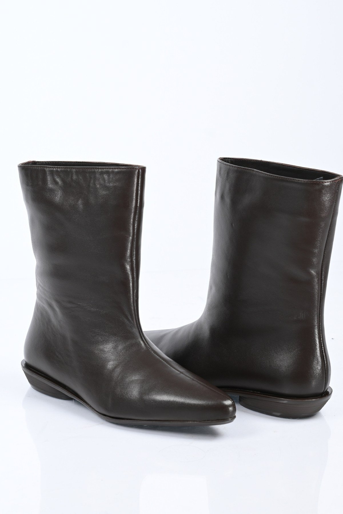 Bestello Bağcıksız Hakiki Deri Casual Bot 336-01285 Kadın Bot336-01285_KAHVE_36Casual Boots