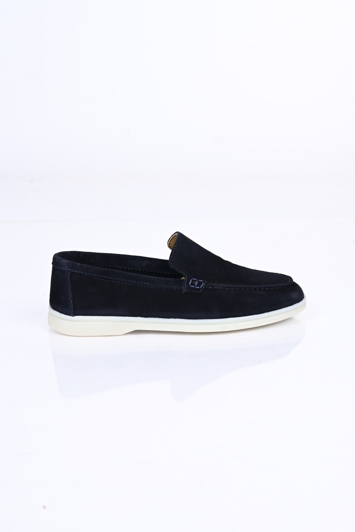 Bestello Bağcıksız Kauçuk Taban Hakiki Deri Loafer 028-2000 Erkek Ayakkabı028-2000_LACI SUET_39Loafers