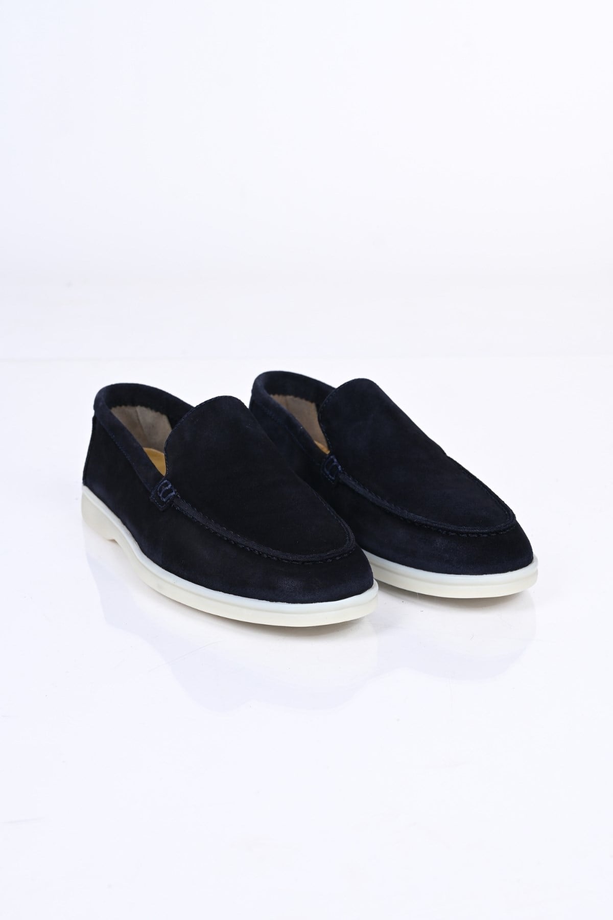 Bestello Bağcıksız Kauçuk Taban Hakiki Deri Loafer 028-2000 Erkek Ayakkabı028-2000_LACI SUET_39Loafers