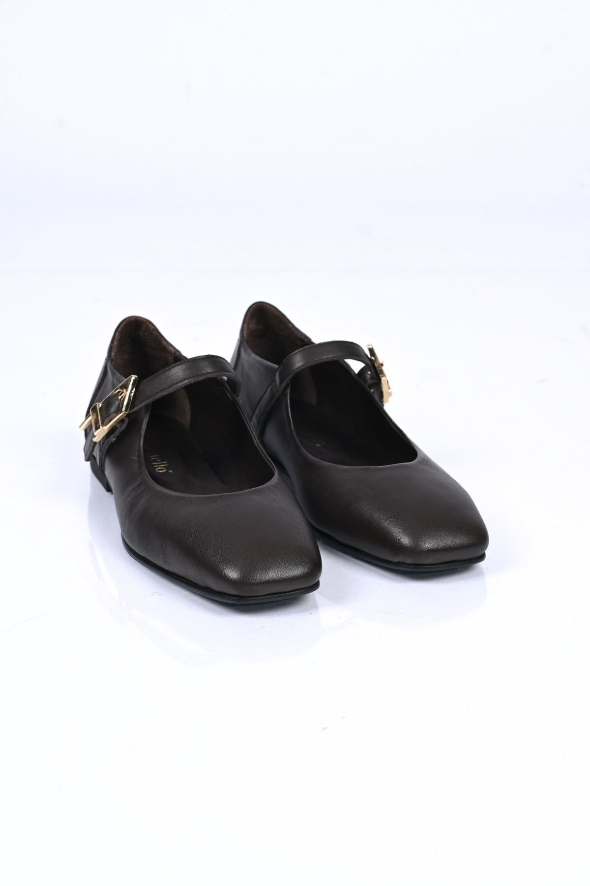 Bestello Bağcıksız Kemer Tokalı Neolit Taban Hakiki Deri Babet 342-050 Kadın Babet342-050_KAHVE_35Loafers & Moccasins 