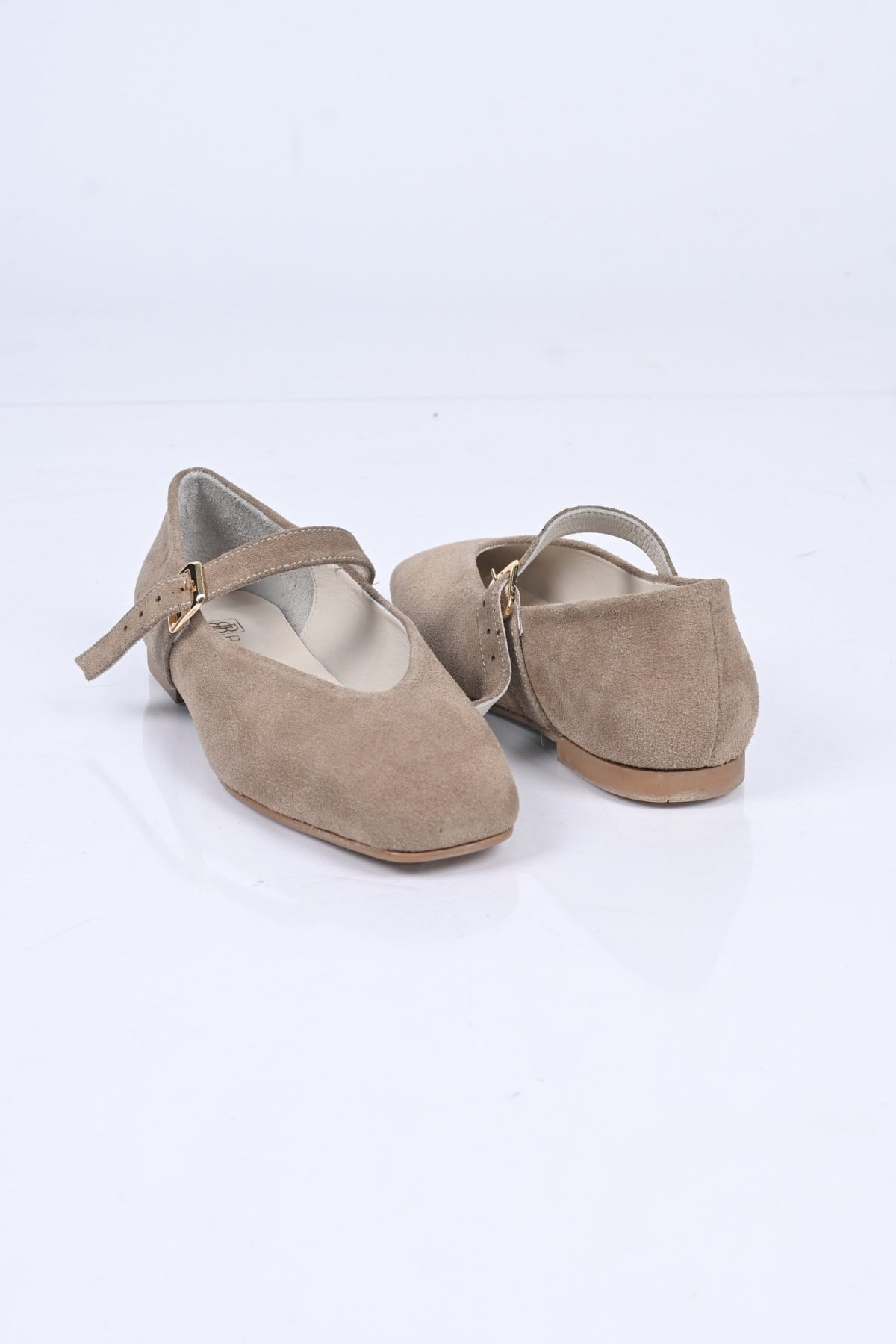 Bestello Bağcıksız Kemer Tokalı Neolit Taban Hakiki Deri Babet 342-079 Kadın Babet342-079_BEJ SUET_35Loafers & Moccasins 