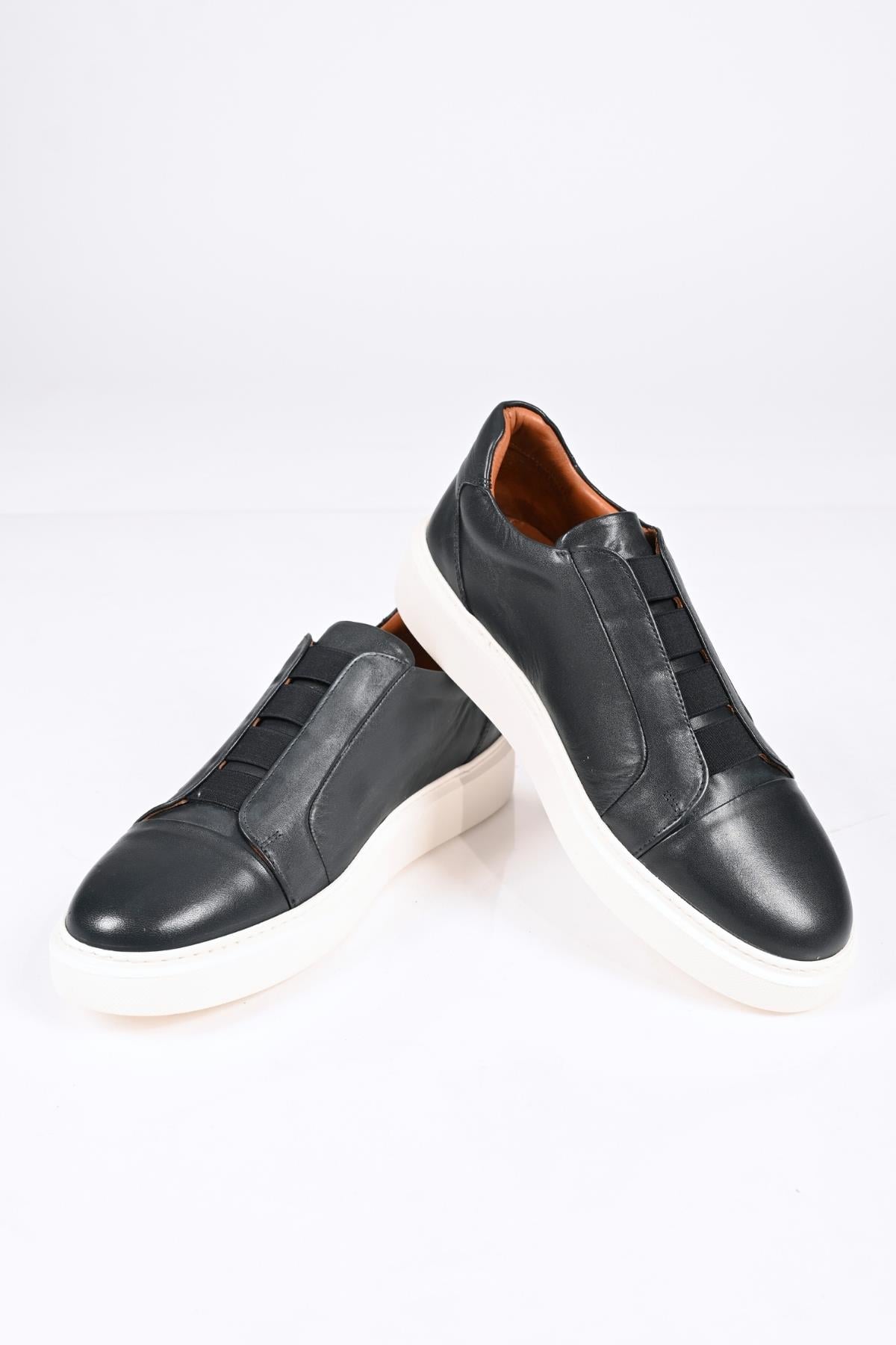 Bestello Bağcıksız Lastikli  Eva Taban Hakiki Deri Sneaker 174-24226 Erkek Ayakkabı174-24226_LACI_40Spor Ayakkabı & Sneaker