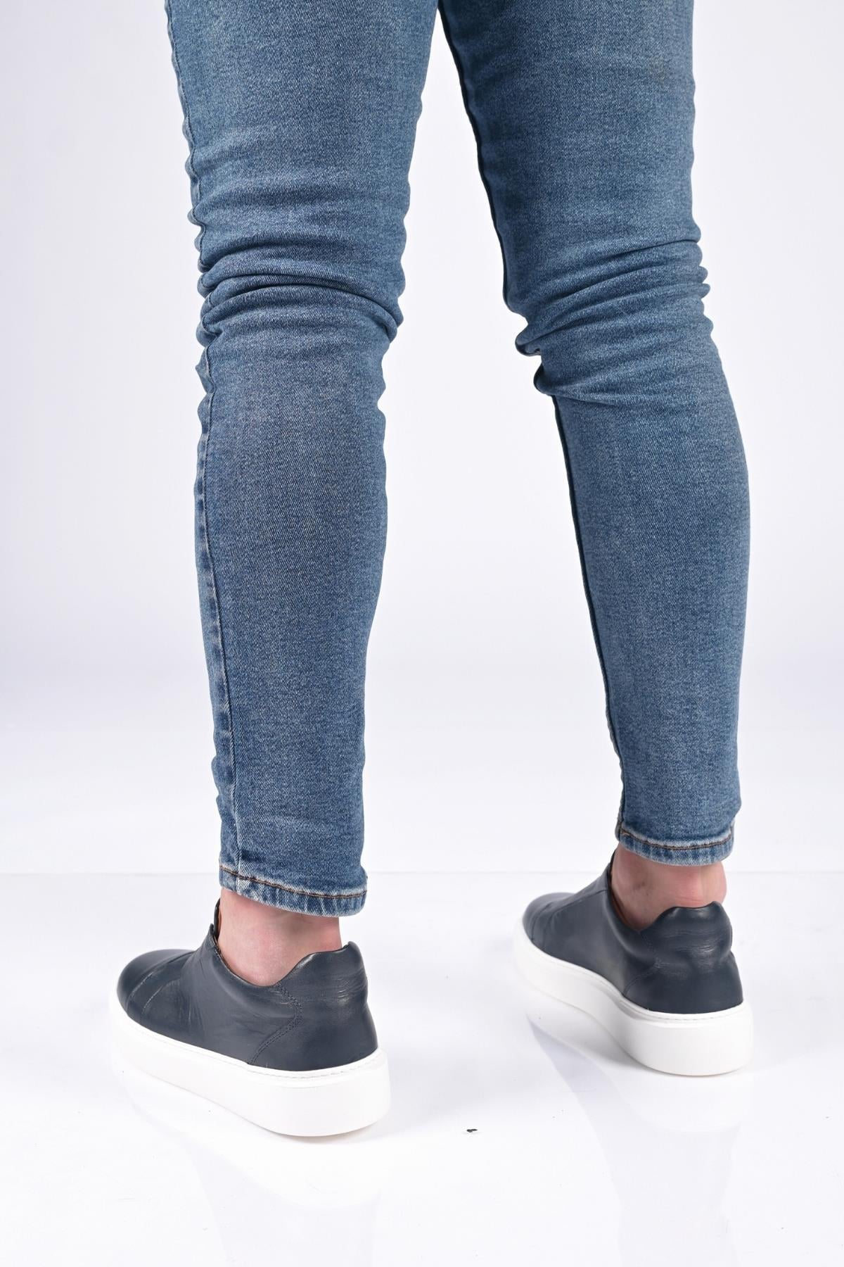 Bestello Bağcıksız Lastikli  Eva Taban Hakiki Deri Sneaker 174-24226 Erkek Ayakkabı174-24226_LACI_40Spor Ayakkabı & Sneaker