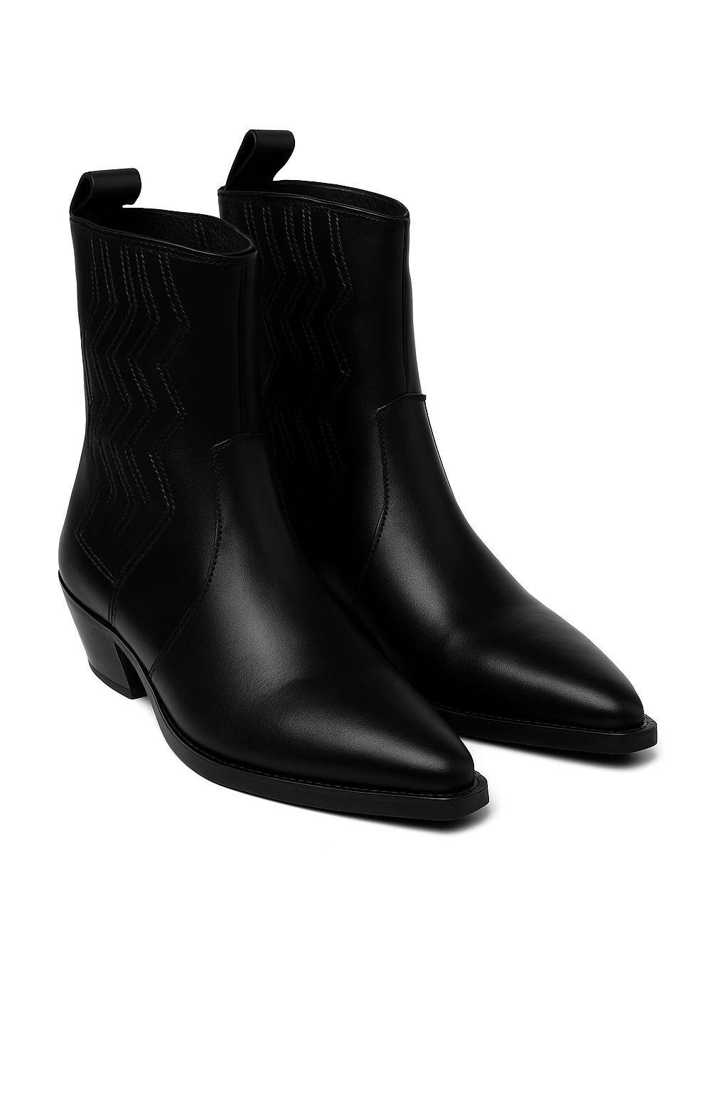 Bestello Bağcıksız Neolit Taban Western Bot 332-08 Kadın Bot332-08_SIYAH_36Western Boots