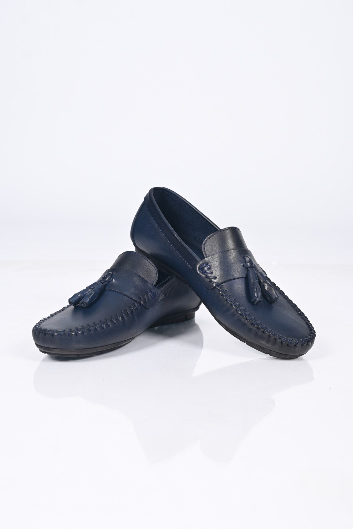 Bestello Bağcıksız Püsküllü Poliüretan Taban Hakiki Deri Loafer 028-2021-26Y Erkek Ayakkabı028-2021-26Y_LACI_39Loafer