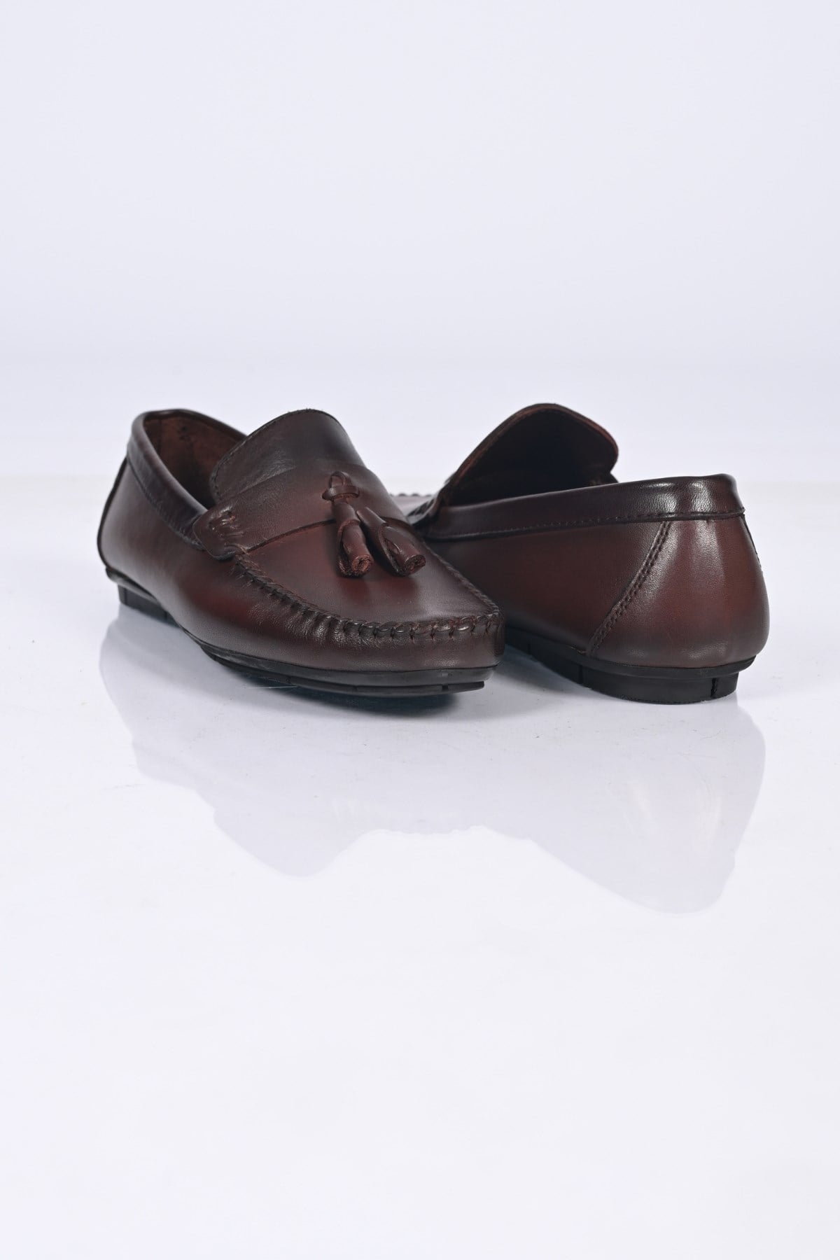 Bestello Bağcıksız Püsküllü Poliüretan Taban Hakiki Deri Loafer 028-2021-26Y Erkek Ayakkabı028-2021-26Y_KAHVE_39Loafer