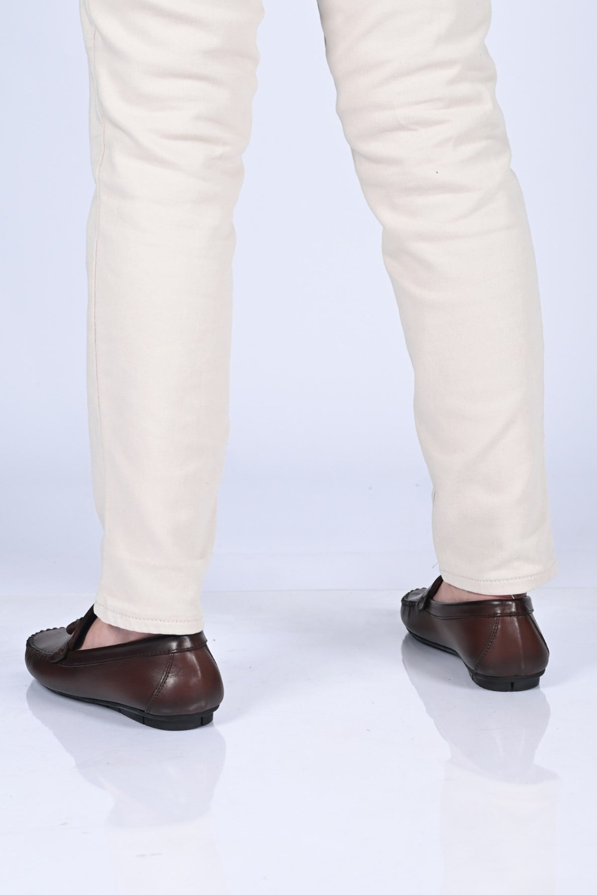Bestello Bağcıksız Püsküllü Poliüretan Taban Hakiki Deri Loafer 028-2021-26Y Erkek Ayakkabı028-2021-26Y_KAHVE_39Loafer