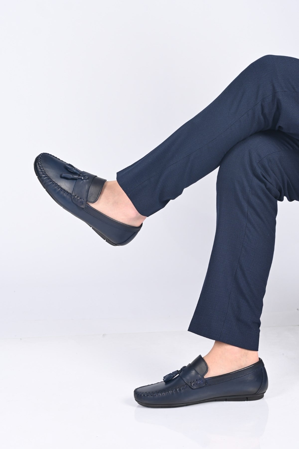 Bestello Bağcıksız Püsküllü Poliüretan Taban Hakiki Deri Loafer 028-2021-26Y Erkek Ayakkabı028-2021-26Y_LACI_39Loafer