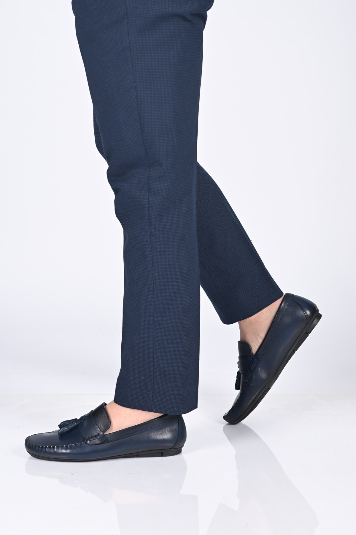 Bestello Bağcıksız Püsküllü Poliüretan Taban Hakiki Deri Loafer 028-2021-26Y Erkek Ayakkabı028-2021-26Y_LACI_39Loafer