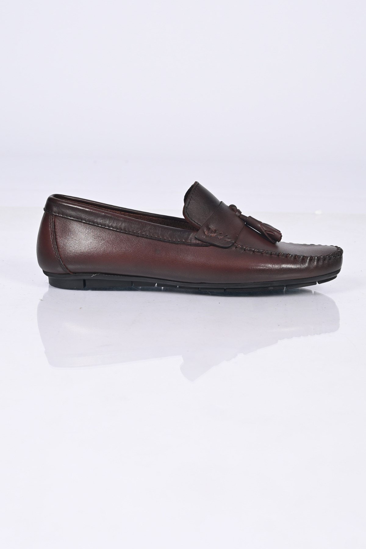 Bestello Bağcıksız Püsküllü Poliüretan Taban Hakiki Deri Loafer 028-2021-26Y Erkek Ayakkabı028-2021-26Y_KAHVE_39Loafer