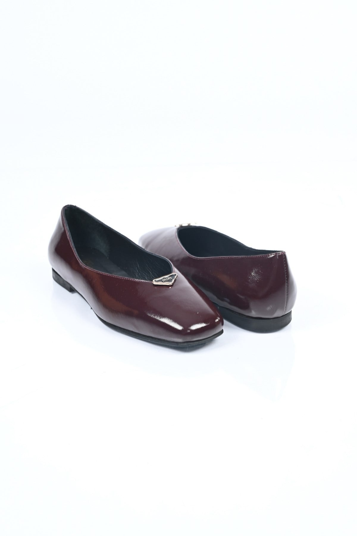 Bestello Bağcıksız Tokalı Jurdan Taban Hakiki Deri Babet 342-014 Kadın Ayakkabı342-014_BORDO RUGA_35Loafers & Moccasins 