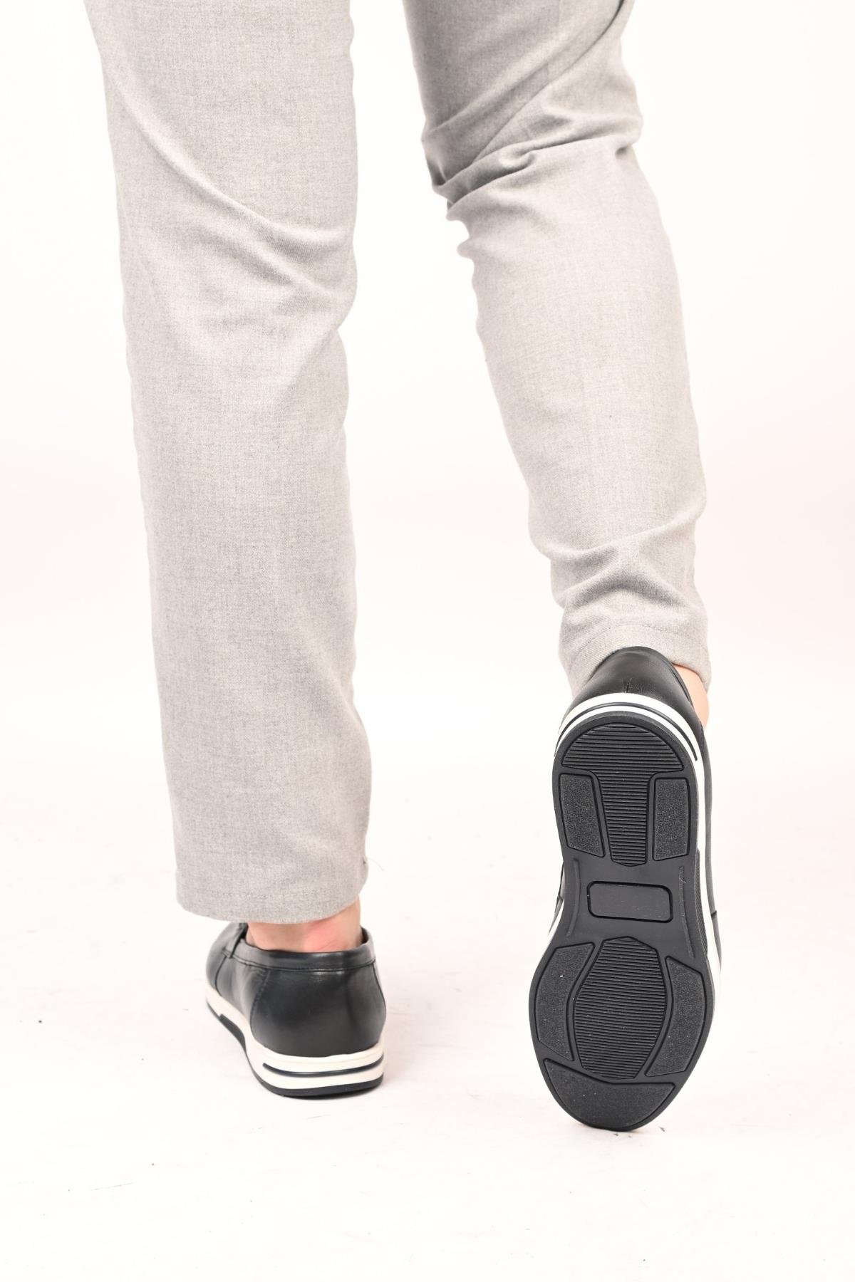 Bestello Bağcıksız Tokalı Loafer Termo Taban Hakiki Deri 333-5582 Erkek Ayakkabı333-5582_LACIVERT_40Loafer