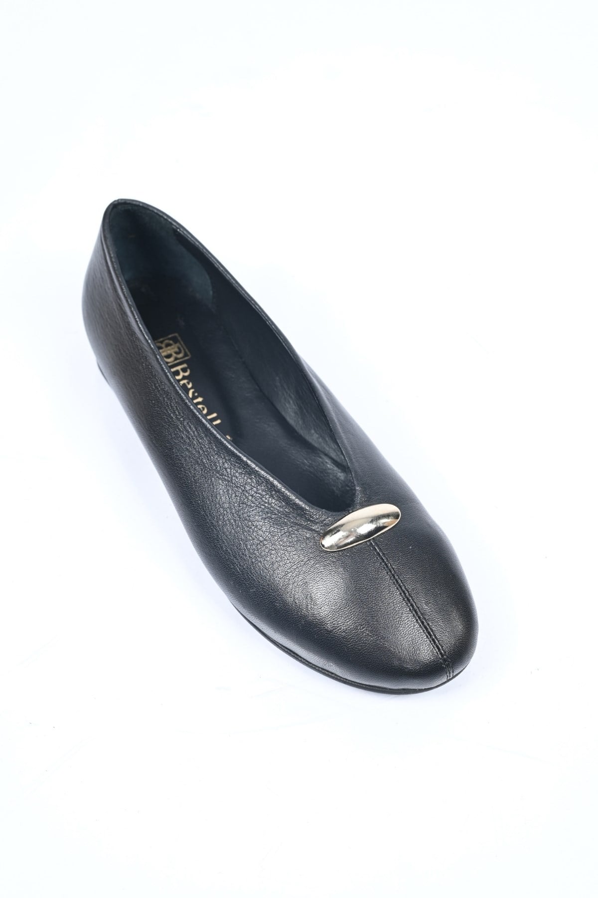 Bestello Bağcıksız Tokalı Neolit Taban Hakiki Deri Babet 342-051 Kadın Babet342-051_SIYAH_36Loafers & Moccasins 
