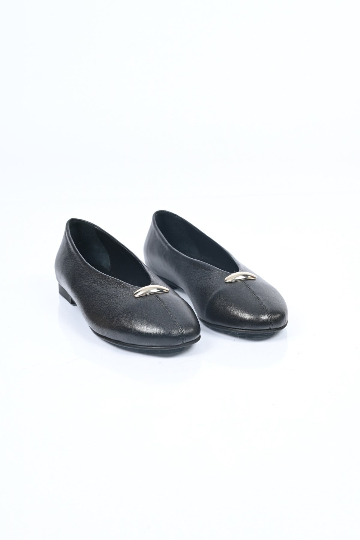 Bestello Bağcıksız Tokalı Neolit Taban Hakiki Deri Babet 342-051 Kadın Babet342-051_SIYAH_36Loafers & Moccasins 