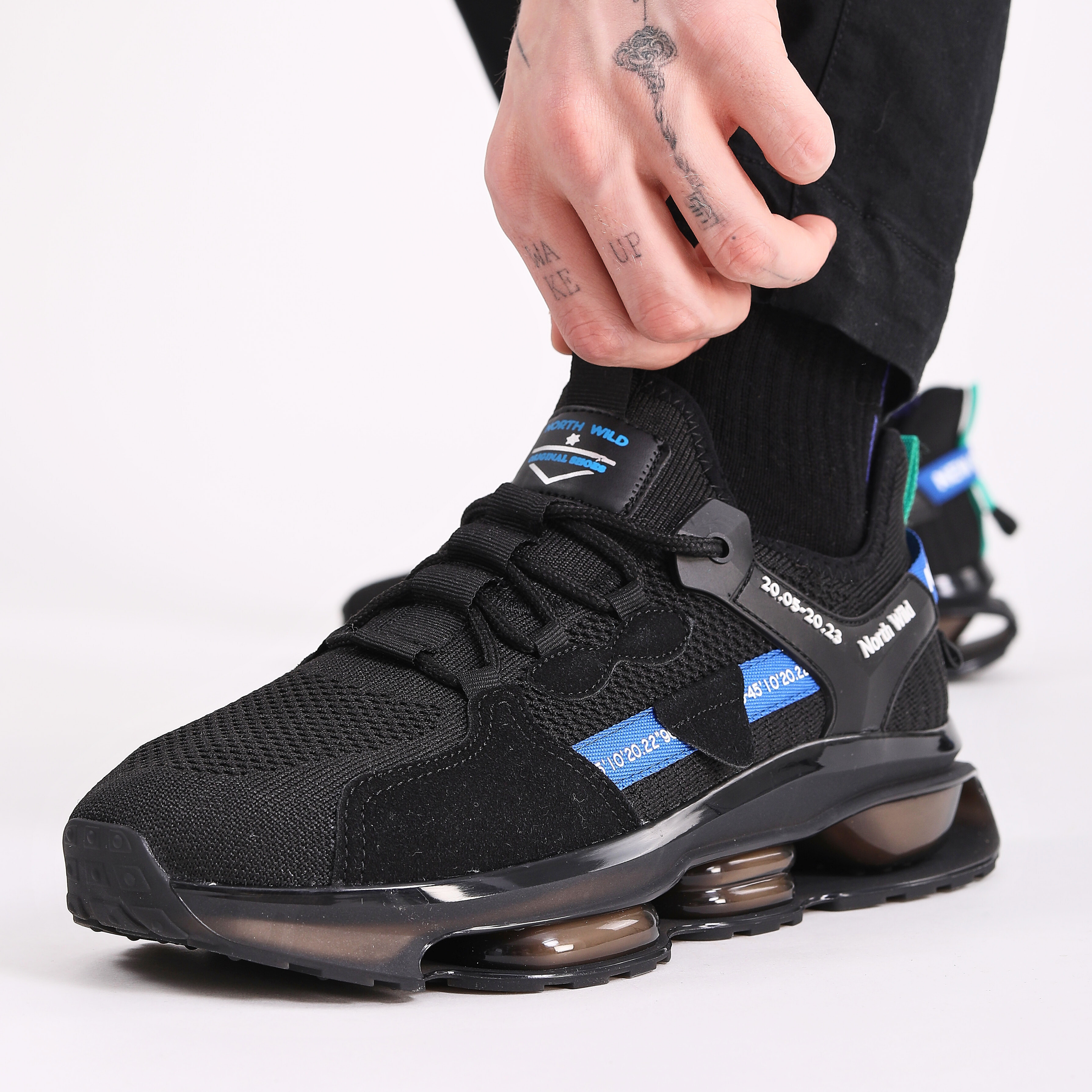 Aırboos Erkek Sneakers - SIYAH SAKS
