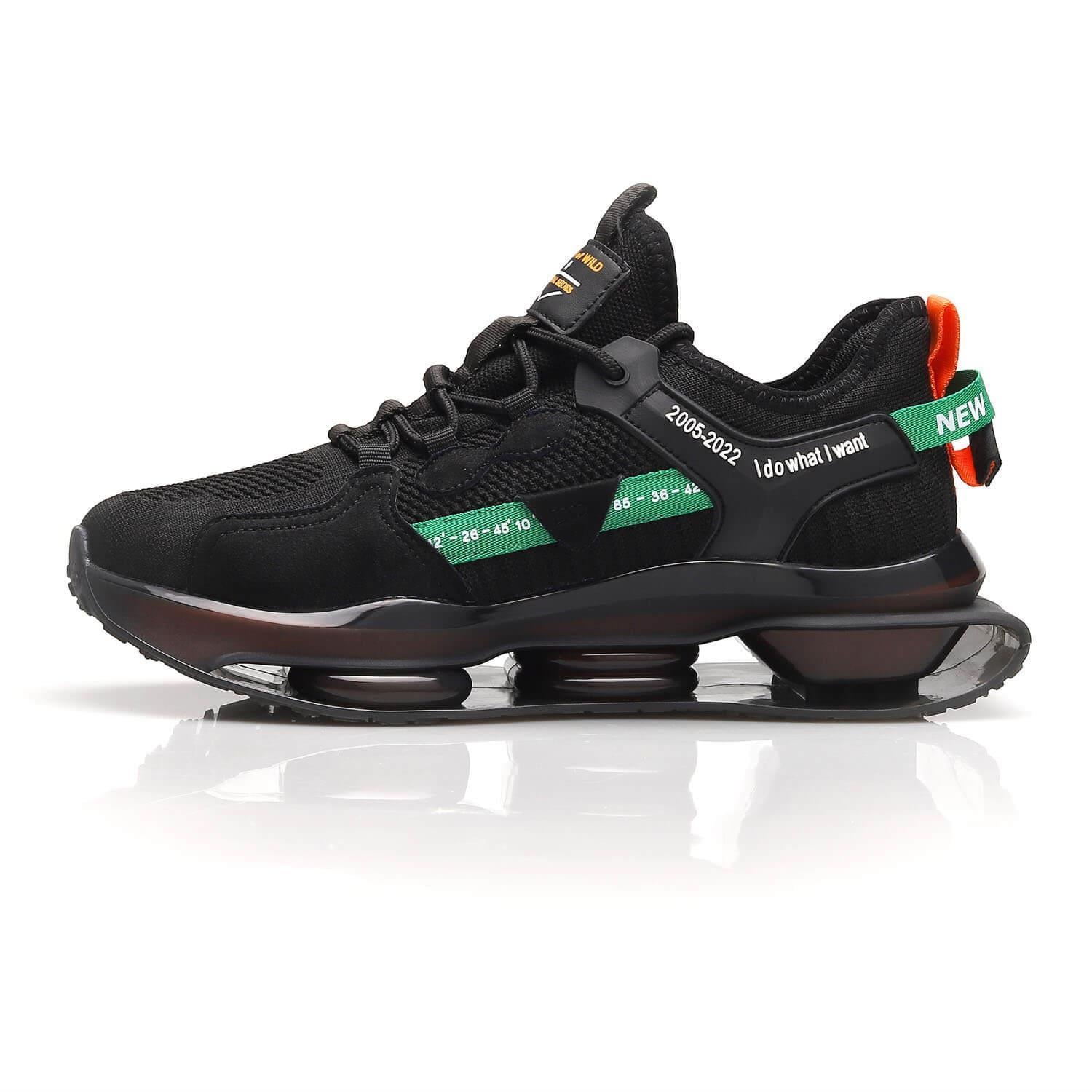 Aırboos Erkek Sneakers - SIYAH YESIL