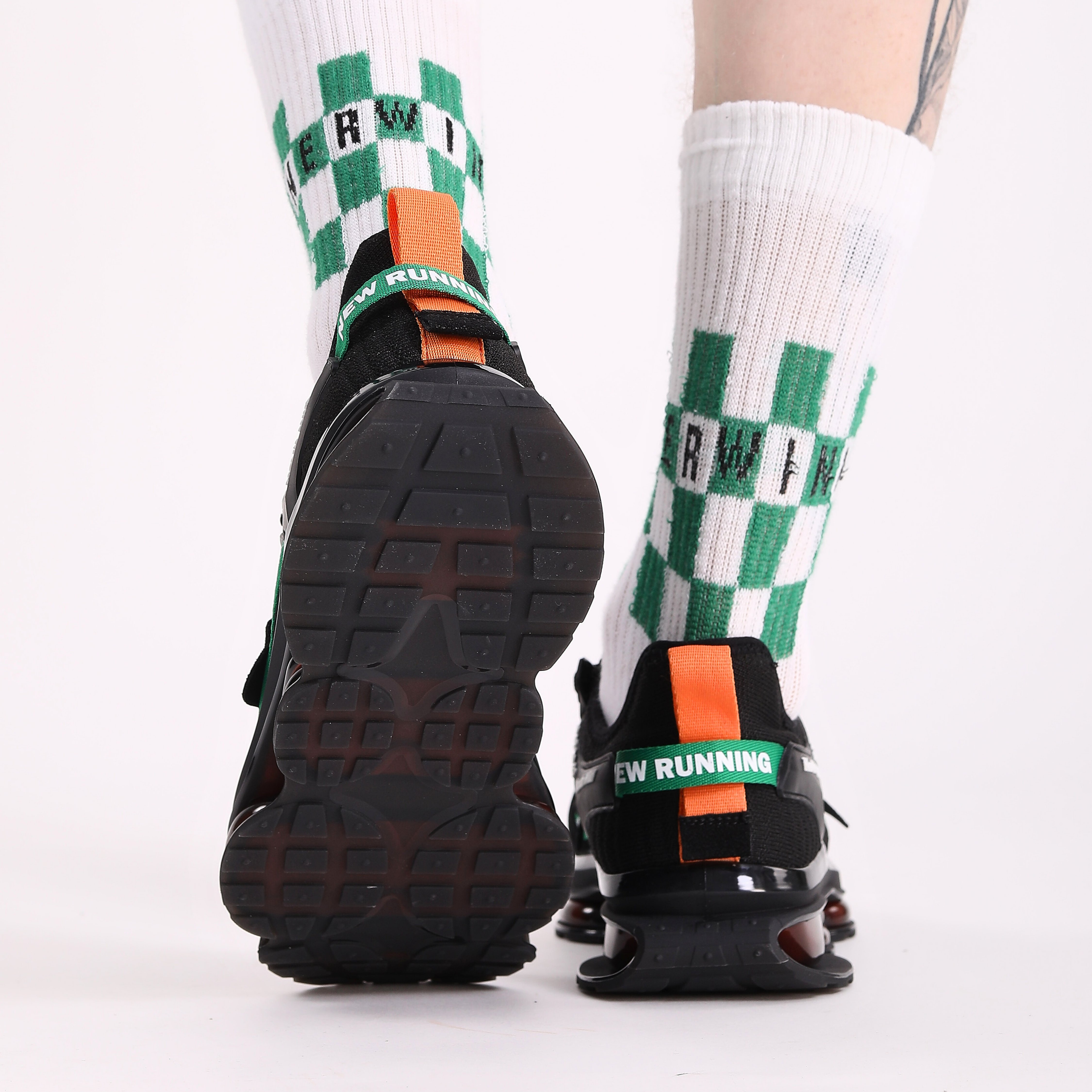 Aırboos Erkek Sneakers - SIYAH YESIL