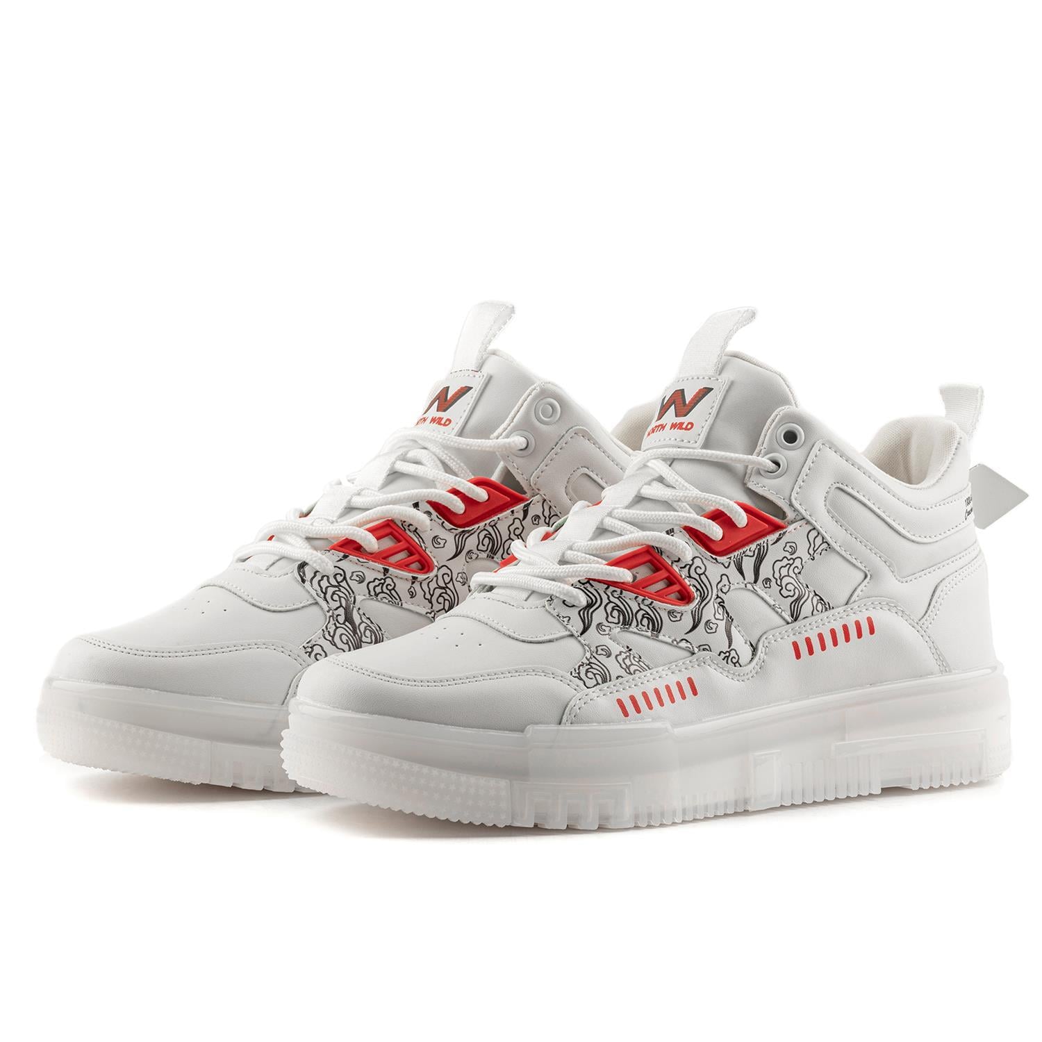 Almost Unisex Sneakers - BEYAZ KIRMIZI