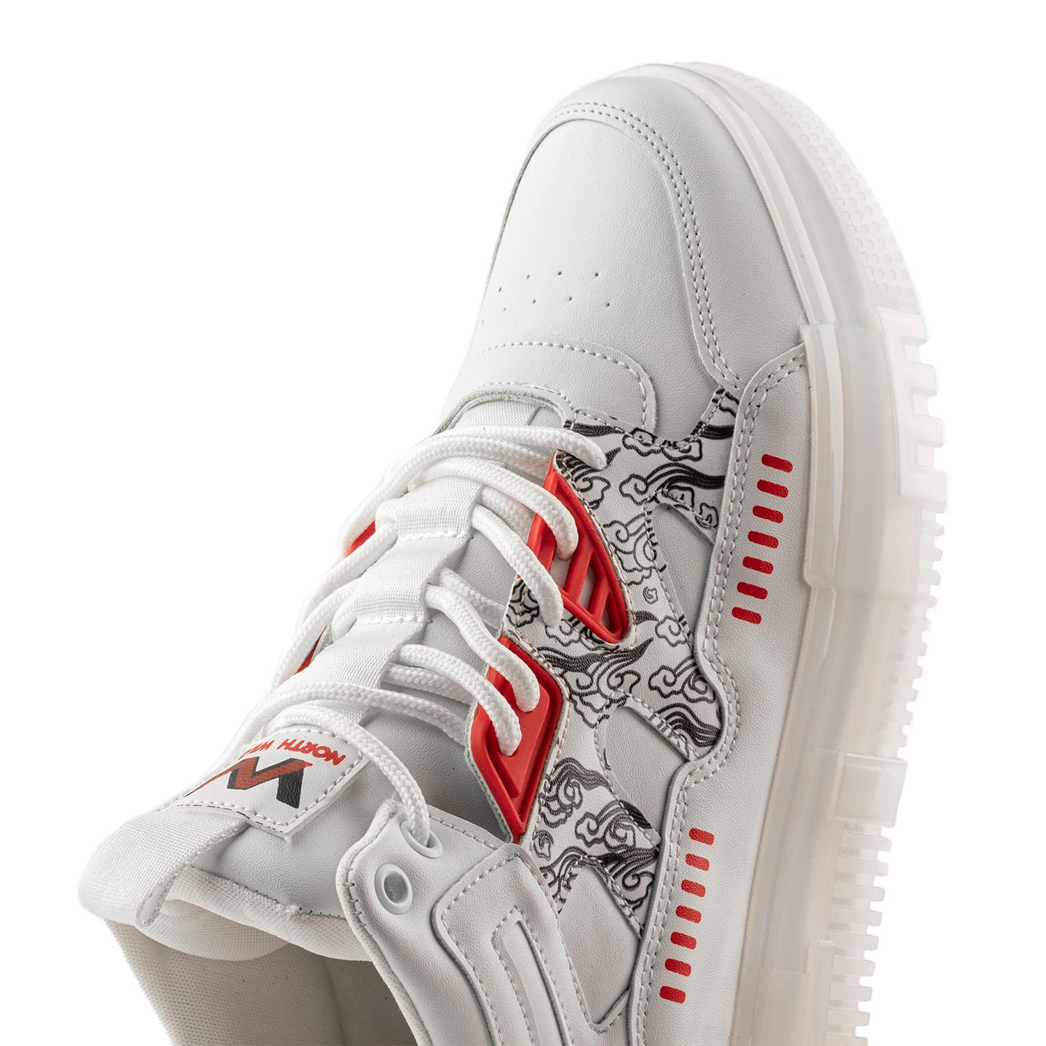 Almost Unisex Sneakers - BEYAZ KIRMIZI