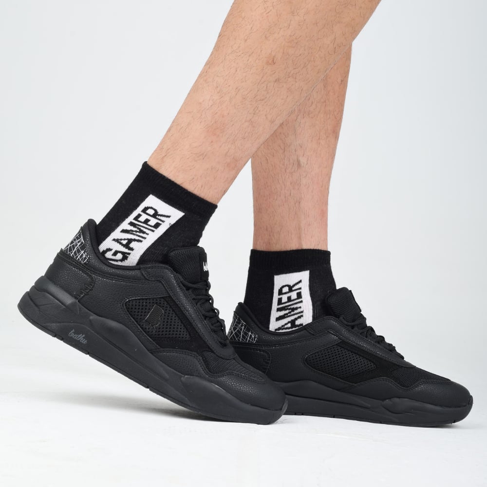 Bathu 10/43 Erkek Deri Sneaker - SIYAH SIYAH