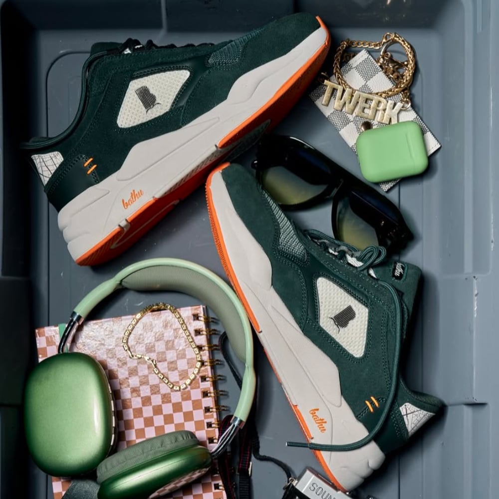 Bathu 10/43 Erkek Sneaker - KOYU YEŞİL