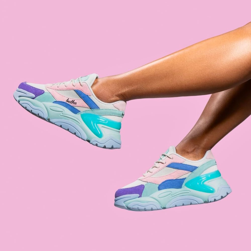 Bathu 908 Unisex Ayakkabı - PASTEL YEŞİL PEMBE