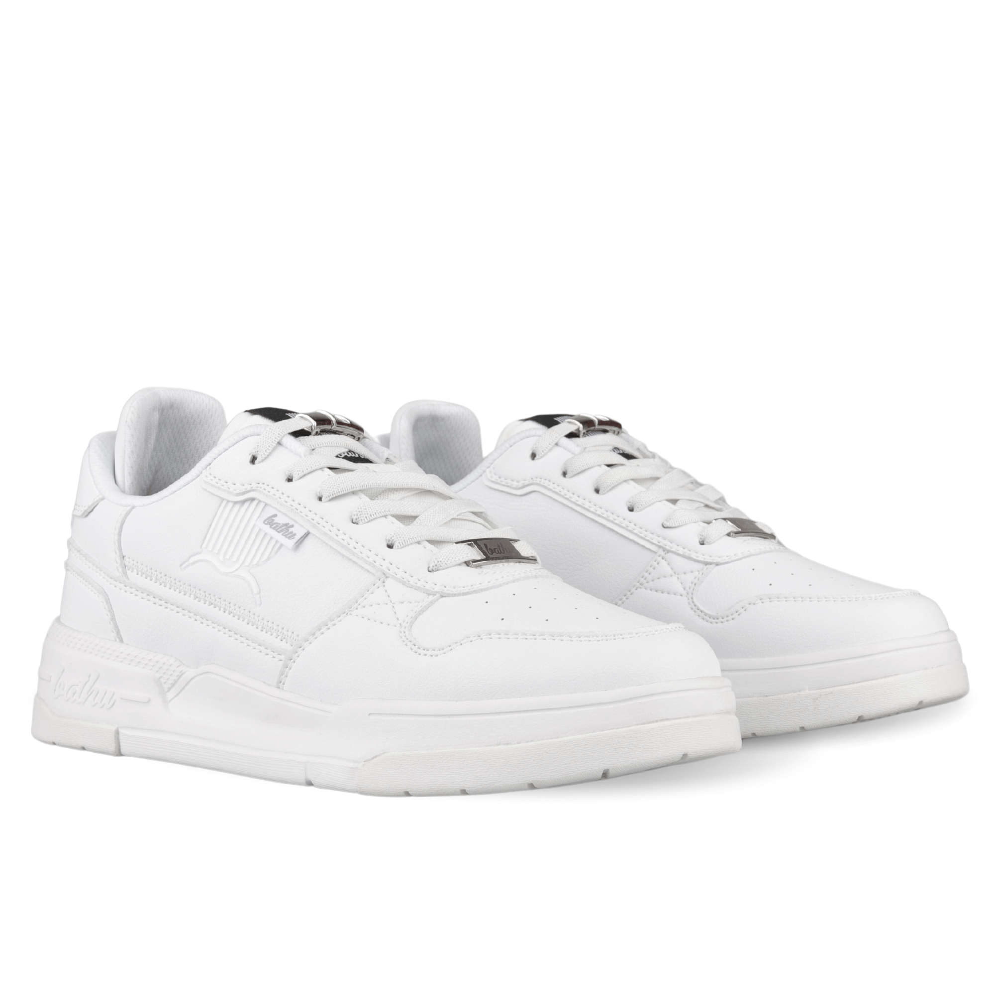 Bathu Journey Erkek Deri Sneaker - BEYAZ BEYAZ