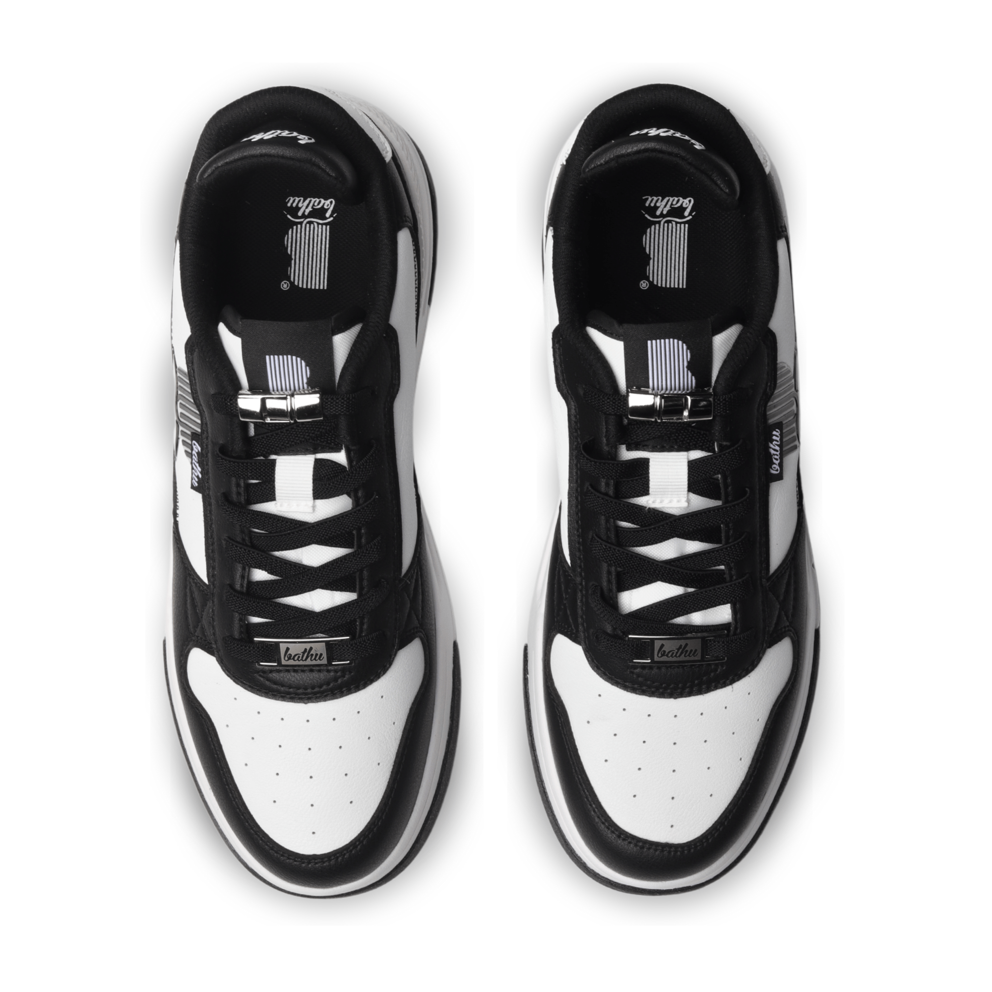 Bathu Journey Kadın Sneaker - SIYAH BEYAZ