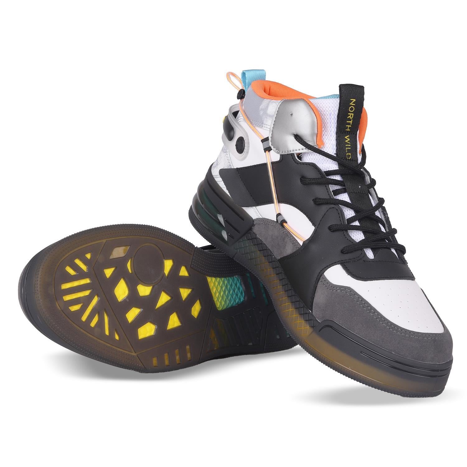 Between Erkek Sneakers - SİYAH BEYAZ ORANJ