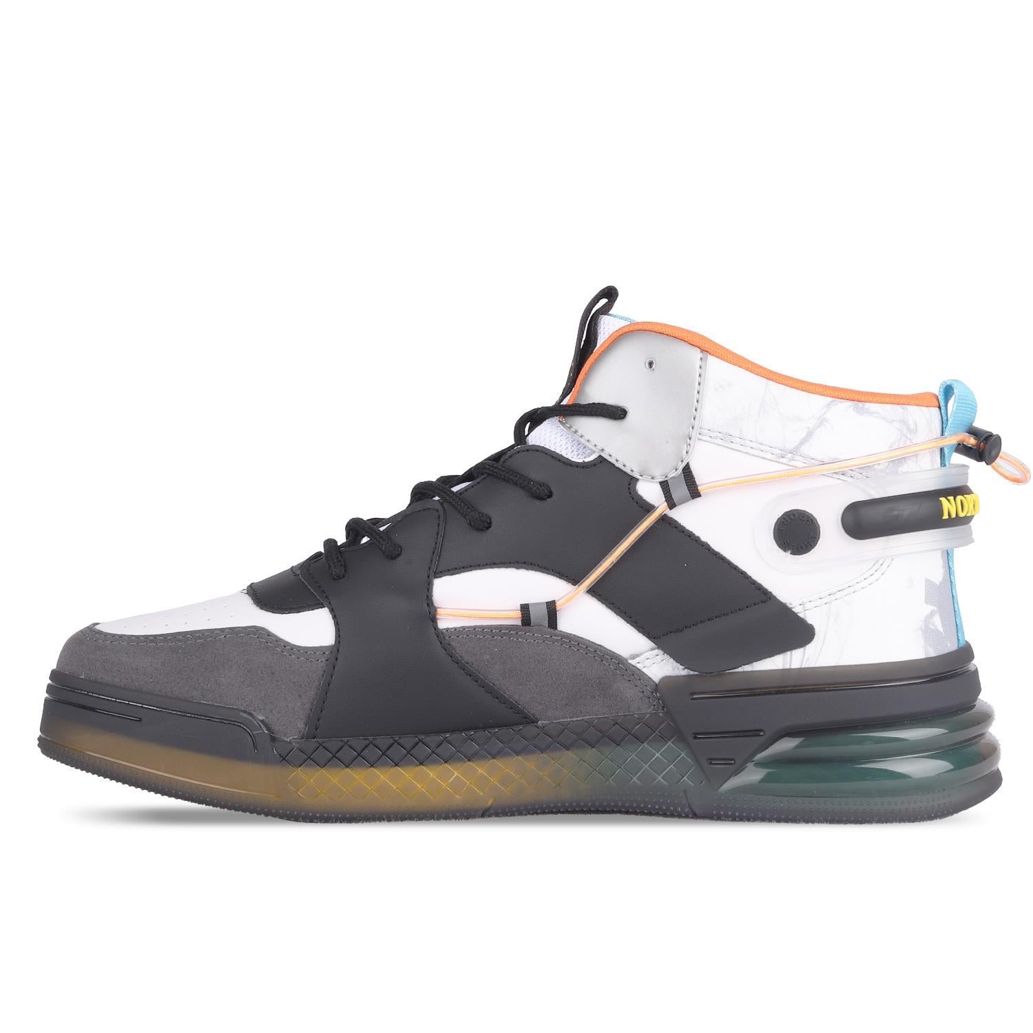 Between Erkek Sneakers - SİYAH BEYAZ ORANJ