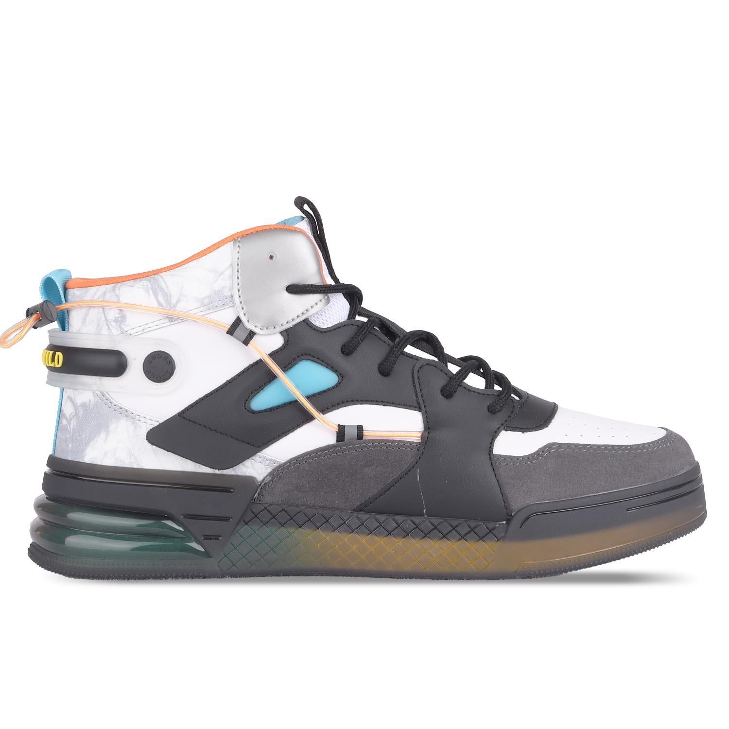 Between Erkek Sneakers - SİYAH BEYAZ ORANJ