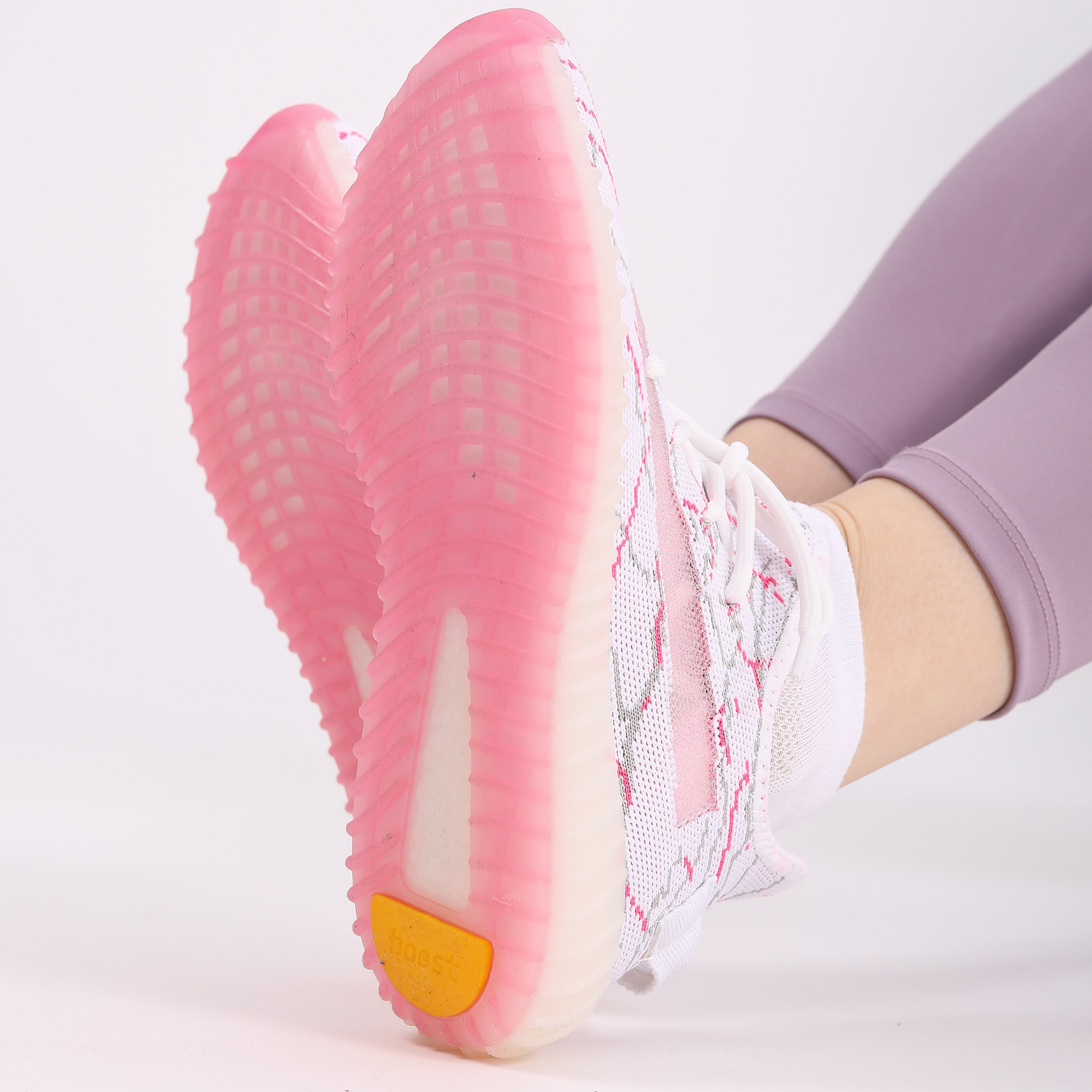 Boost Kadın Sneakers - BEYAZ FUŞYA GRİ