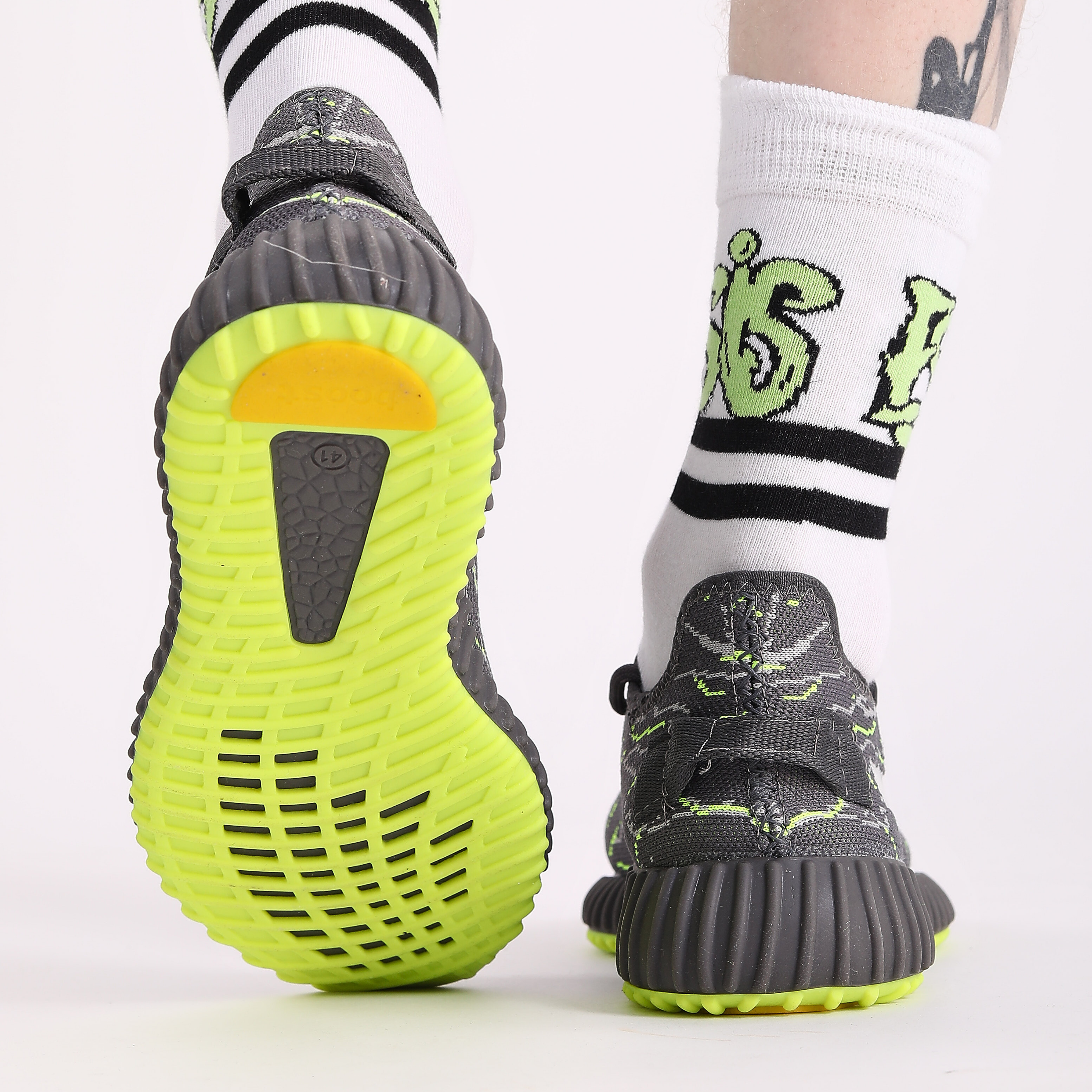 Boost Unisex Sneakers - FÜME YEŞİL GRİ