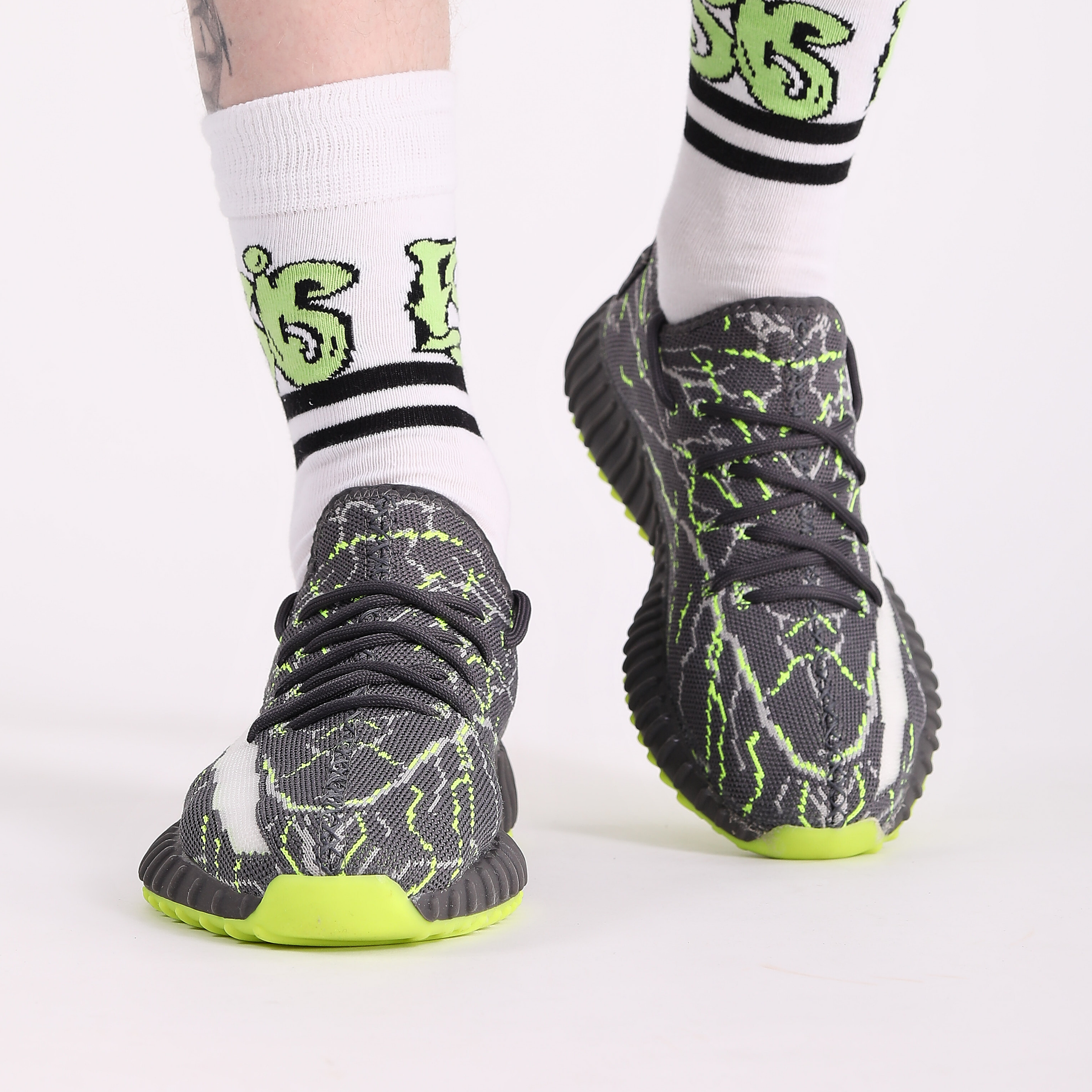 Boost Unisex Sneakers - FÜME YEŞİL GRİ