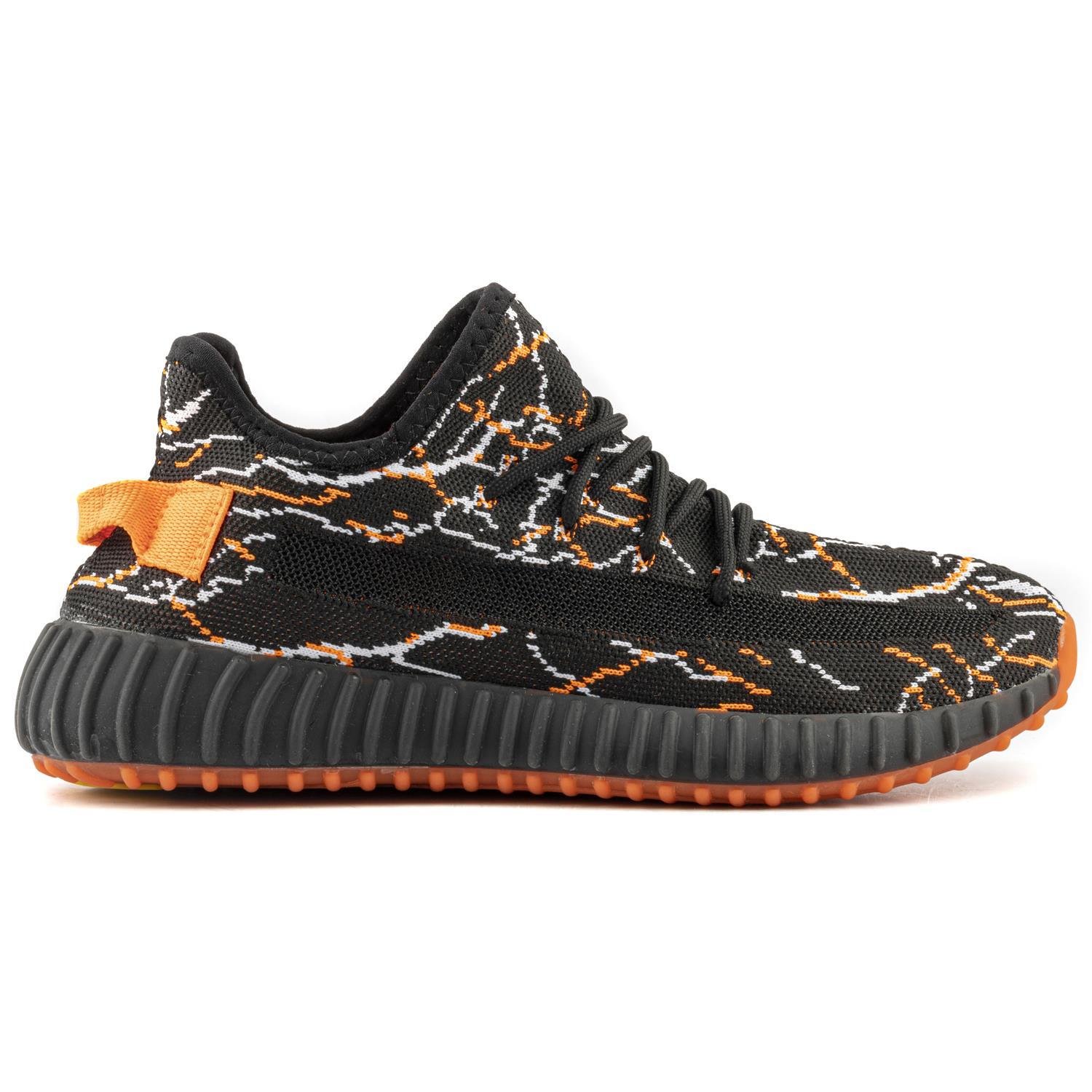 Boost Unisex Sneakers - SİYAH ORANJ BEYAZ
