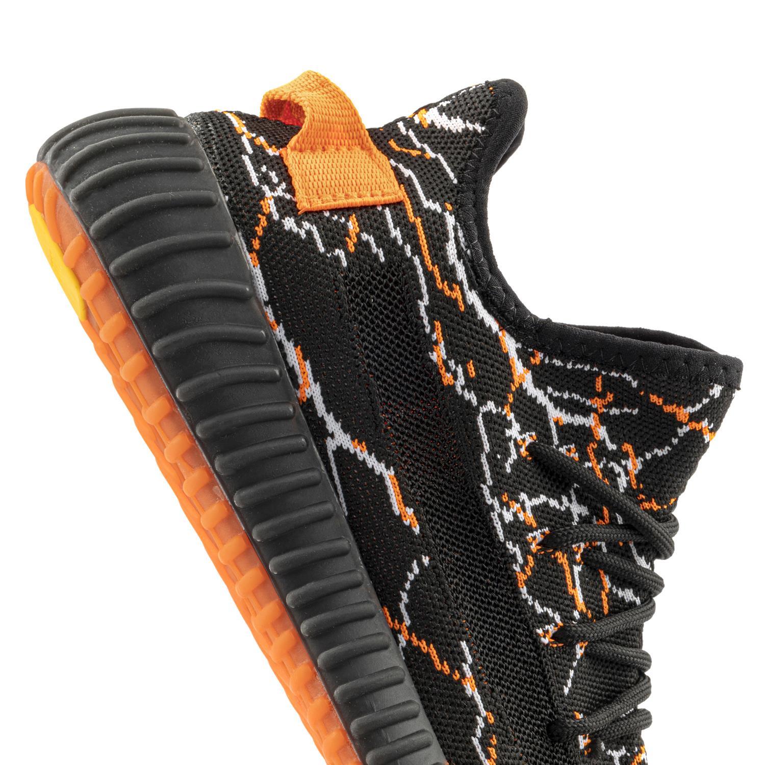 Boost Unisex Sneakers - SİYAH ORANJ BEYAZ