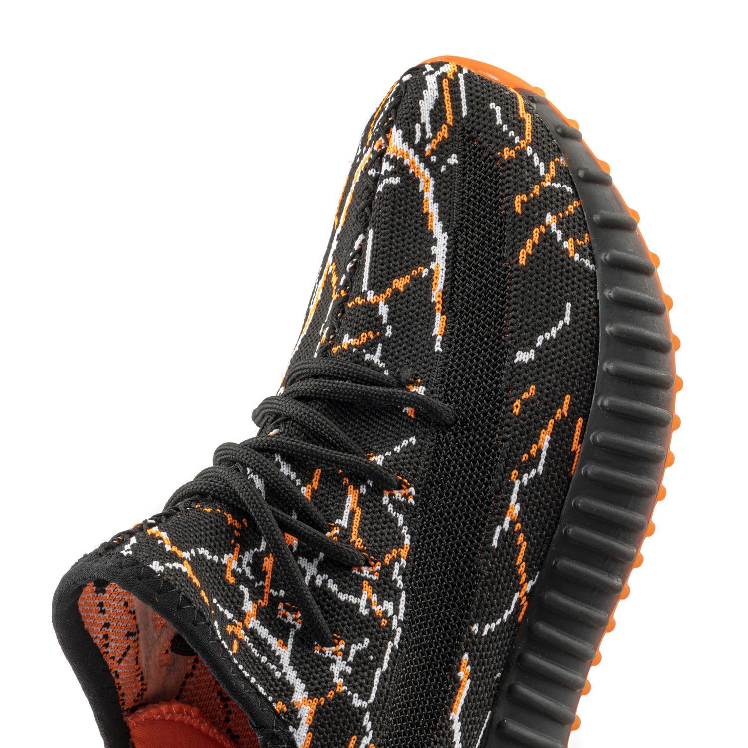 Boost Unisex Sneakers - SİYAH ORANJ BEYAZ