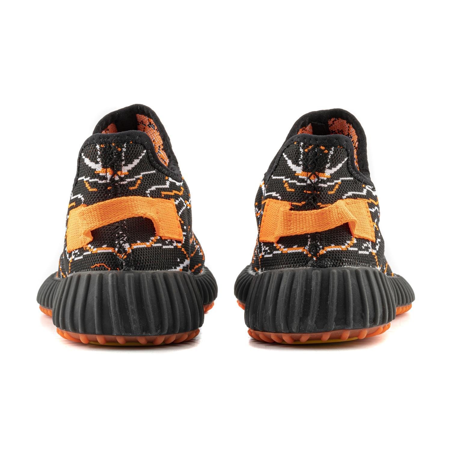 Boost Unisex Sneakers - SİYAH ORANJ BEYAZ
