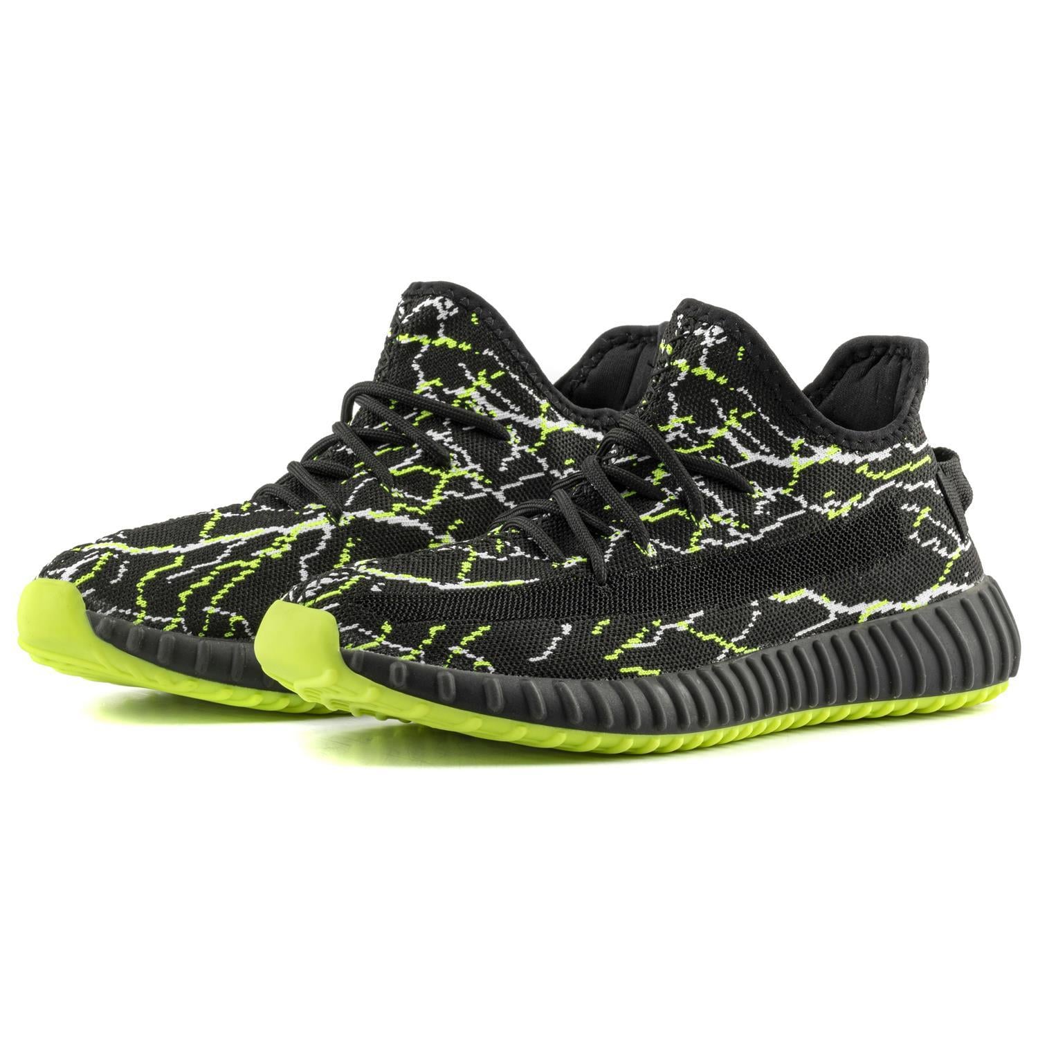 Boost Unisex Sneakers - SİYAH YEŞİL BEYAZ